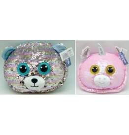Reverse Sequin Plush Bag