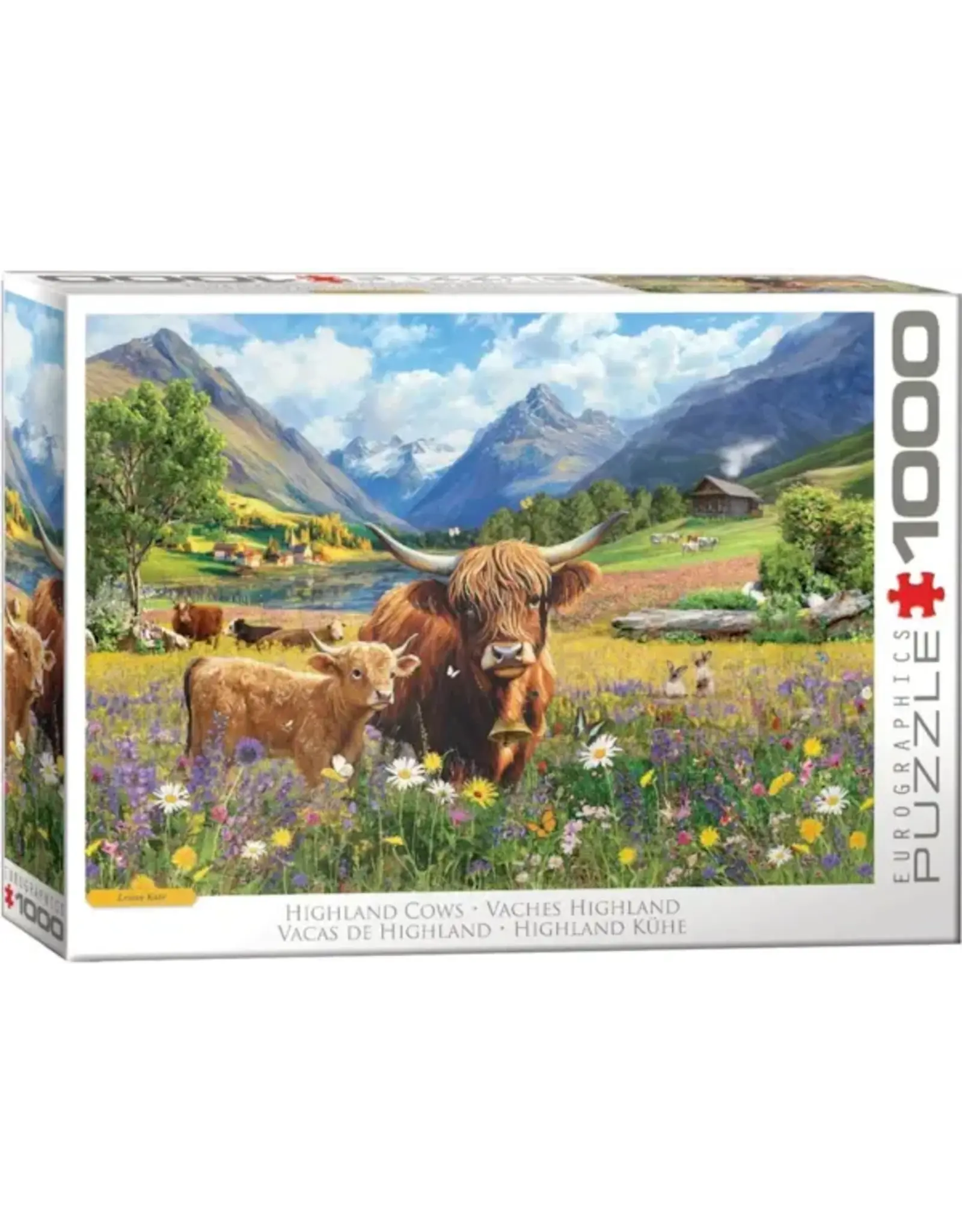 Eurographics Highland Cows 1000pc