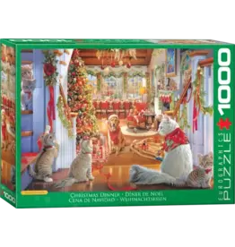 Eurographics Festive Pets (Christmas Dinner) 1000pc