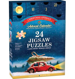 Eurographics Christmas Animals - Advent Calendar 24x50pc