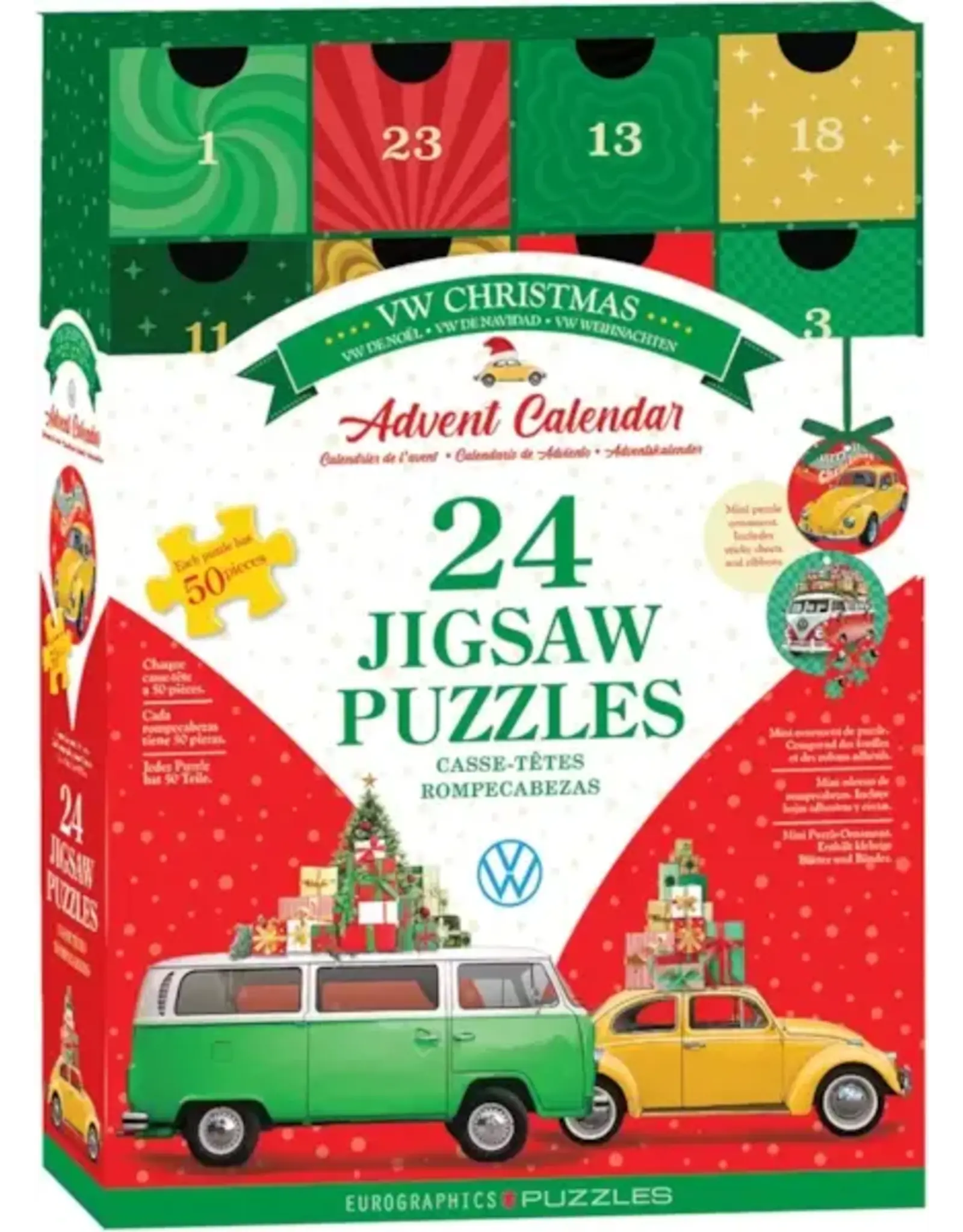 Eurographics VW Christmas - Advent Calendar 24x50pc