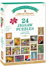 Eurographics Modern Fine Art Christmas Advent Calendar 24x50pc