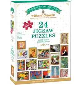 Eurographics Modern Fine Art Christmas Advent Calendar 24x50pc