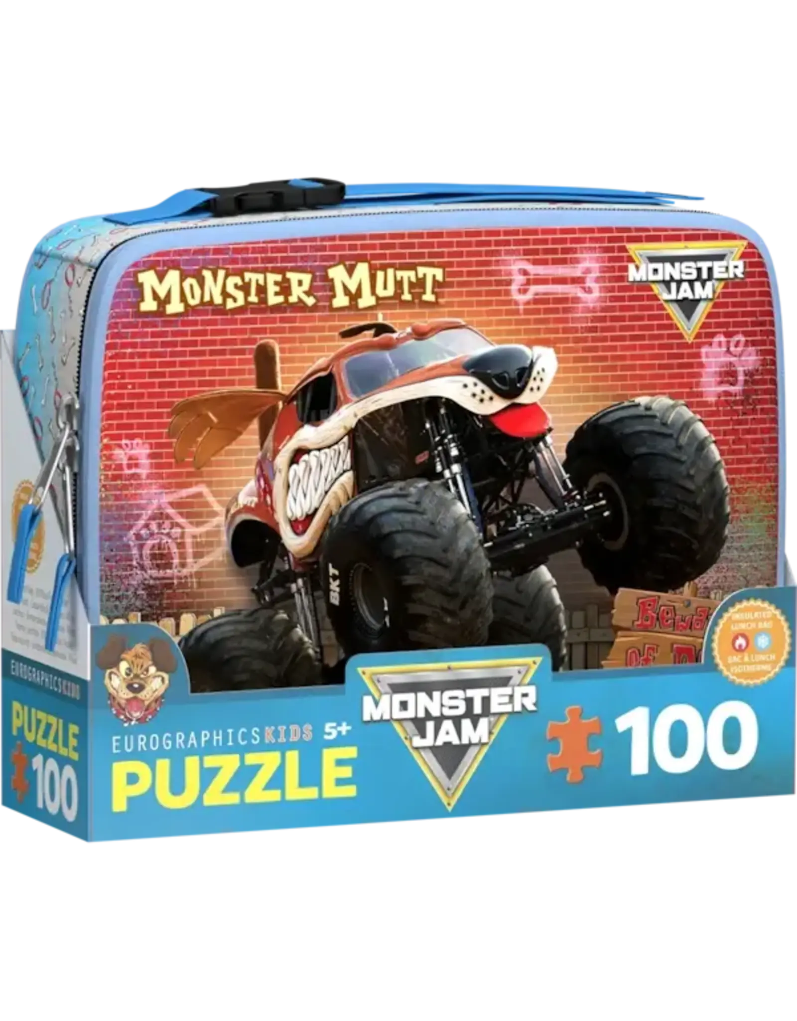Eurographics Monster Mutt - Lunch Bag 100pc Puzzle