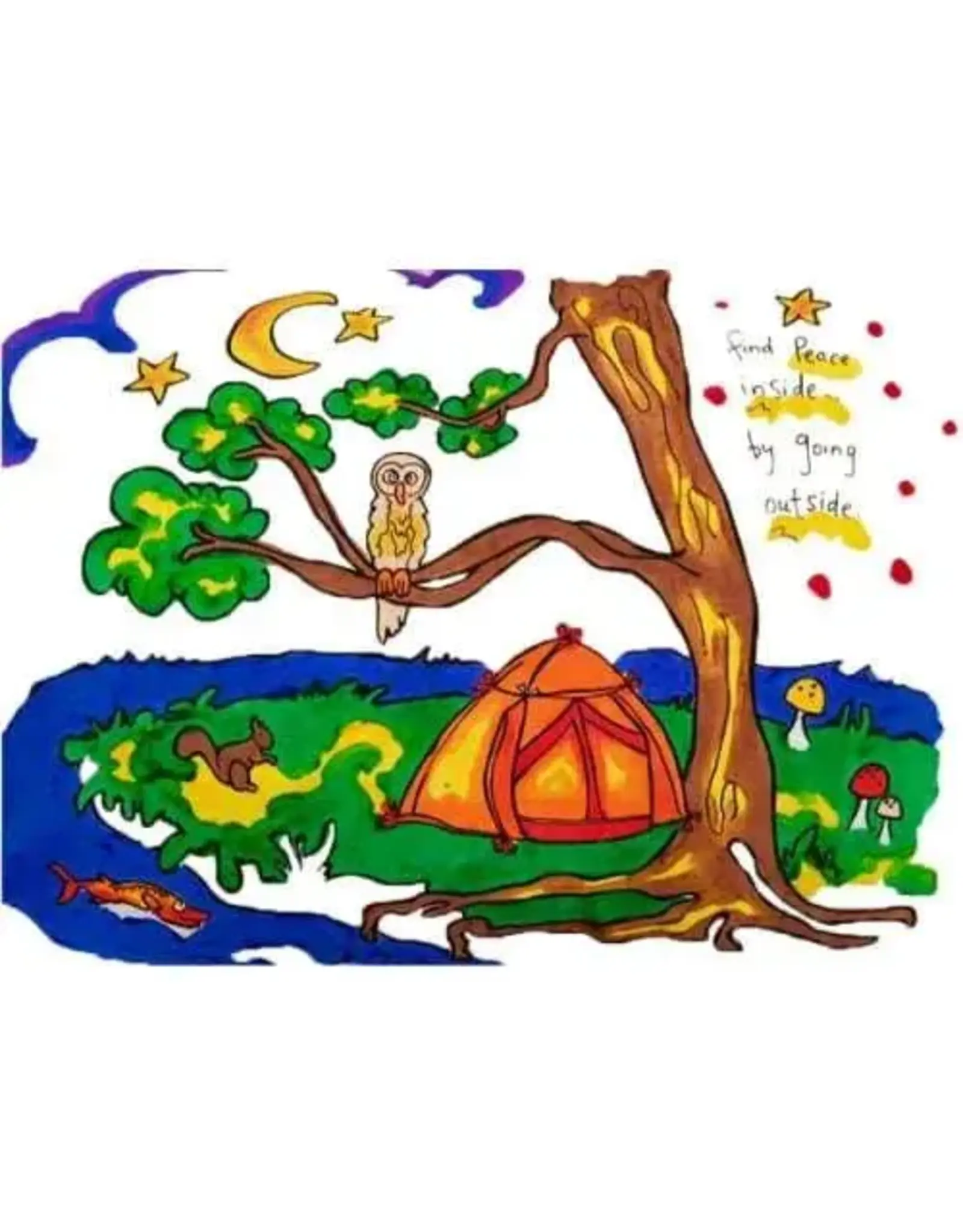 Artburn Pillowcase Painting Kit - Peaceful Camping