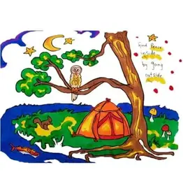Artburn Pillowcase Painting Kit - Peaceful Camping