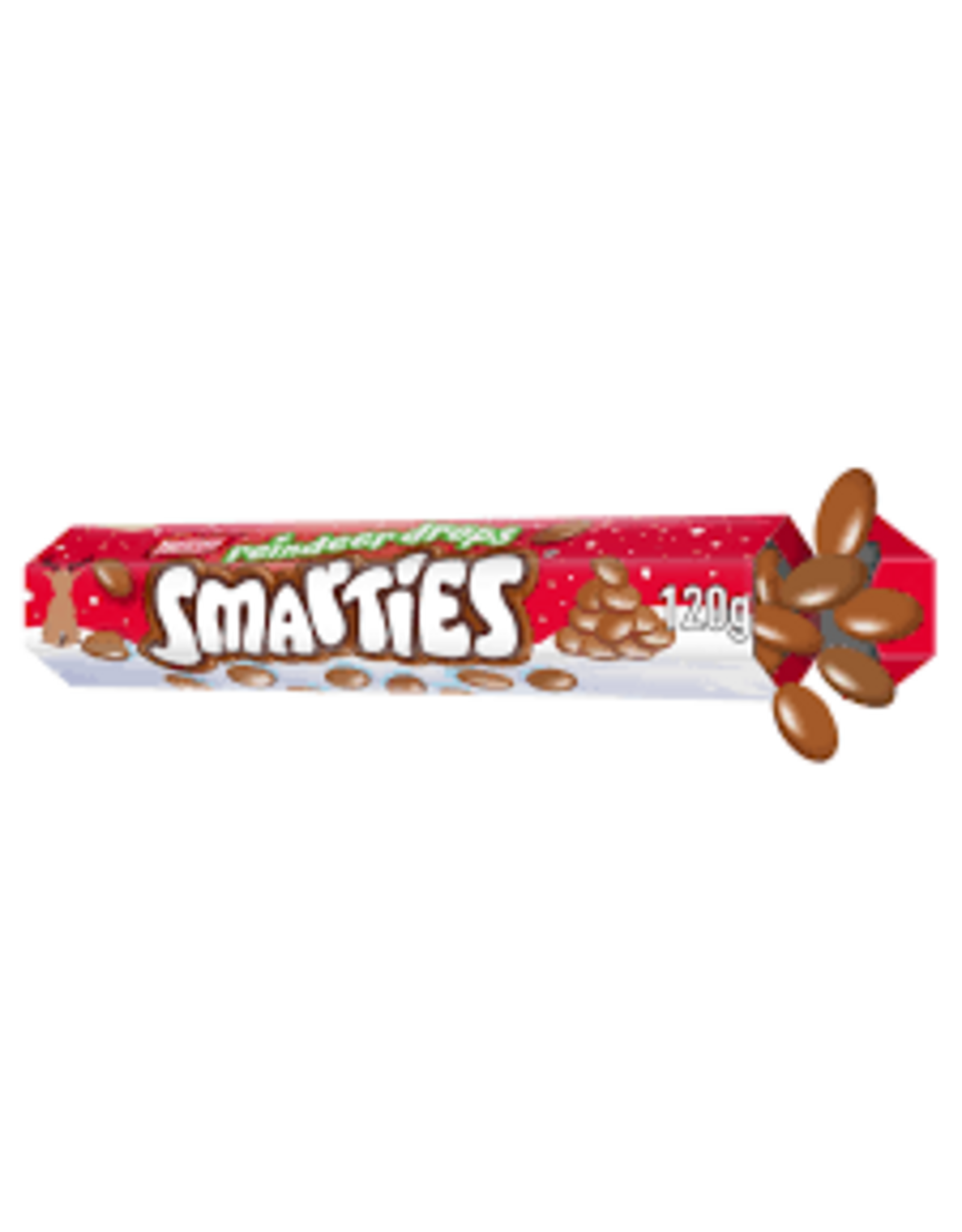 Nestle Smarties Giant Tube Reindeer Drops 120g (British)