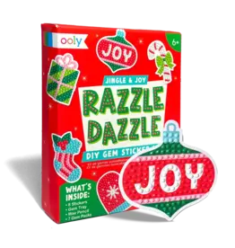 Ooly Razzle Dazzle Mini DIY Gem Sticker Kit - Jingle & Joy