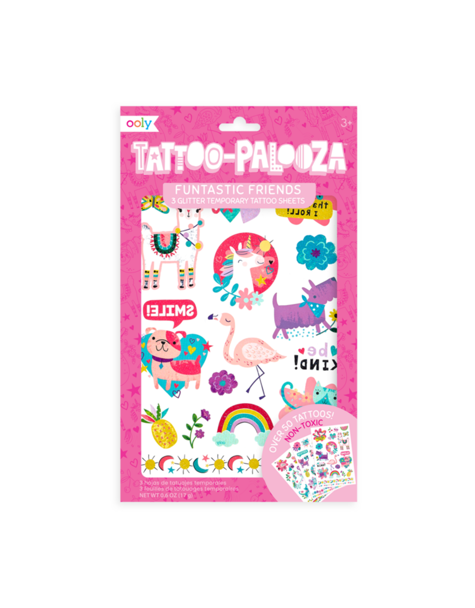 Ooly Tattoo Palooza Temporary Tattoos - Funtastic Friends