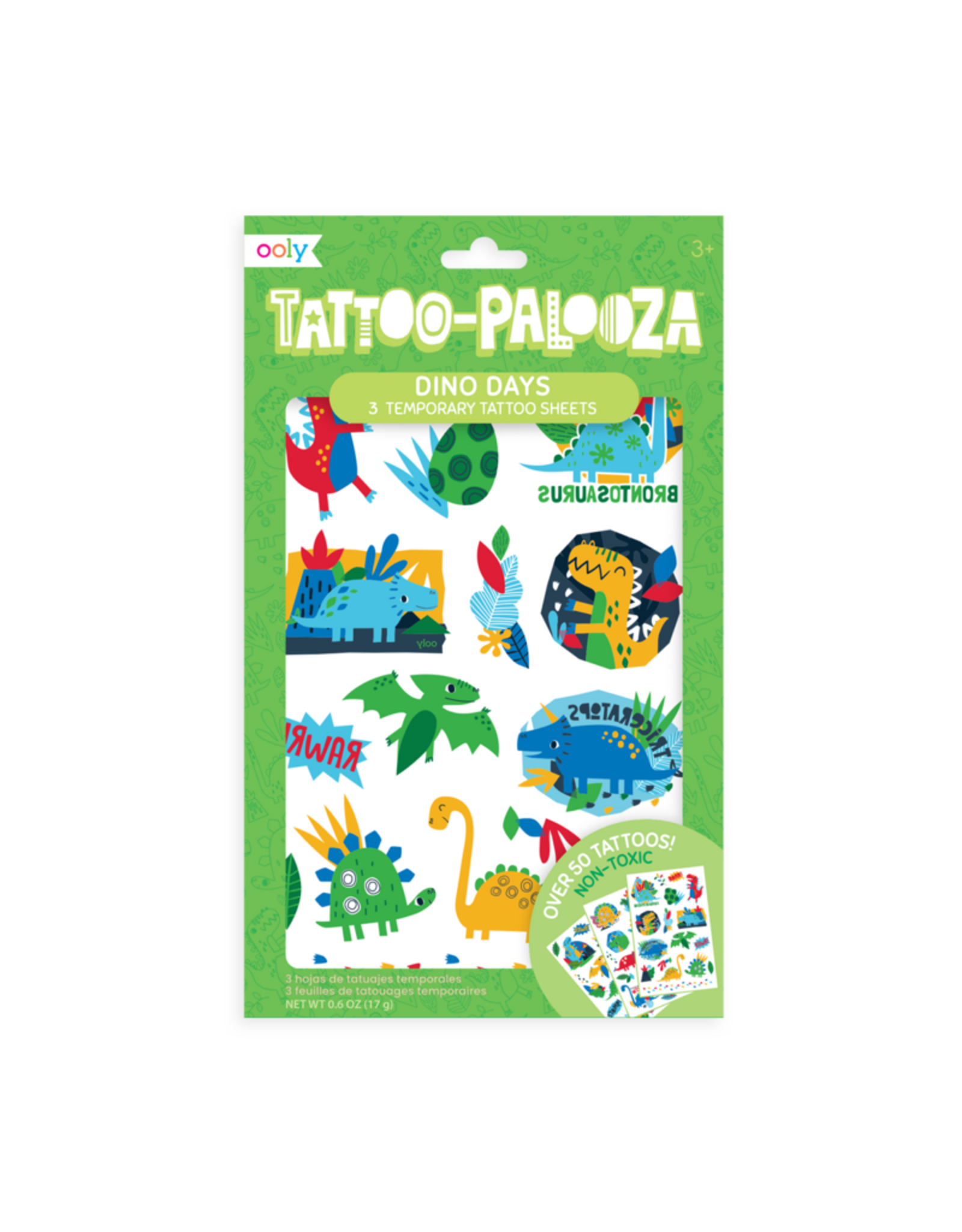Ooly Tattoo Palooza Temporary Tattoos - Dino Days