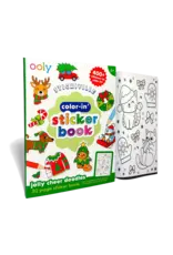Ooly Stickiville Color-In' Sticker Book - Jolly Cheer Doodles