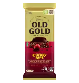 Cadbury Cadbury Old Gold Dark Chocolate Cherry Ripe Bar (Australia)