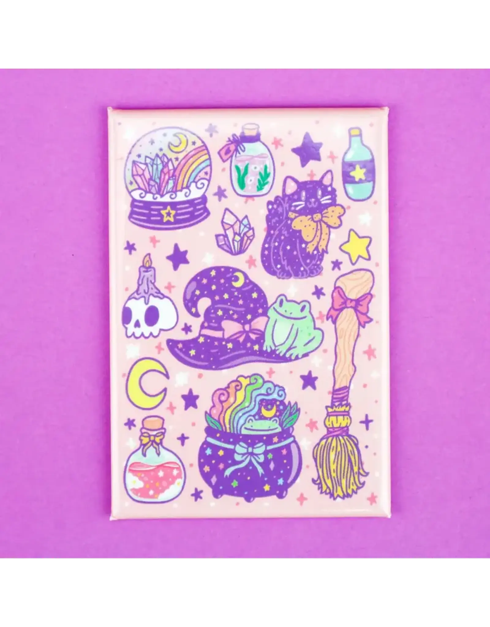 Turtle's Soup Witchy Things Fridge Magnet
