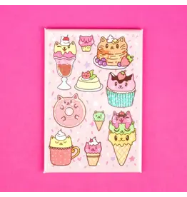 Turtle's Soup Dessert Kitties Fridge Magnet