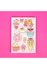 Turtle's Soup Dessert Kitties Fridge Magnet