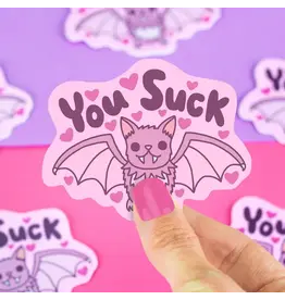 Turtle's Soup You Suck Vinyl Sticker