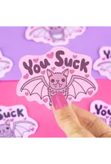 Turtle's Soup You Suck Vinyl Sticker