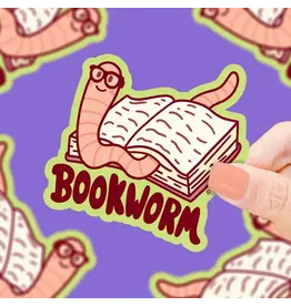 Turtle's Soup Little Bookworm Vinyl Sticker