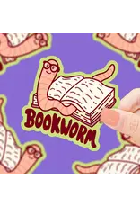 Turtle's Soup Little Bookworm Vinyl Sticker