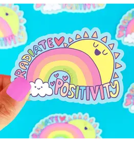 Turtle's Soup Radiate Positivity Vinyl Sticker