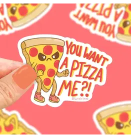 Turtle's Soup You Want a Pizza Me Vinyl Sticker