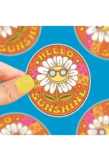 Turtle's Soup Hello Sunshine Flower Vinyl Sticker