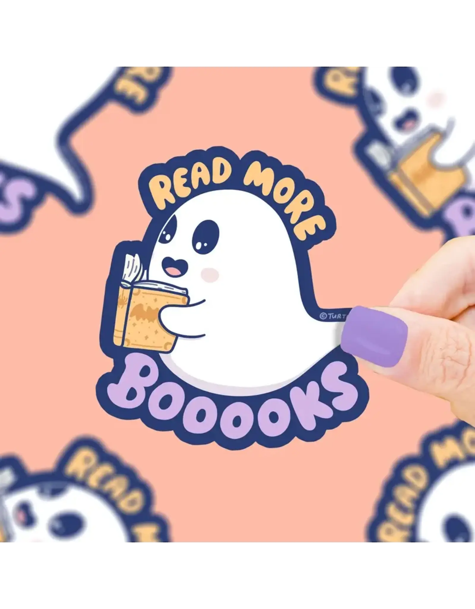Turtle's Soup Read More Books Vinyl Sticker