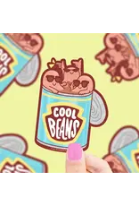 Turtle's Soup Cool Beans Funny Food Vinyl Sticker