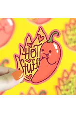 Turtle's Soup Hot Stuff Chili Pepper Vinyl Sticker