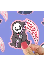 Turtle's Soup Slay All Day Grim Reaper Vinyl Sticker