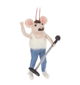 Rock Star Mouse Ornament