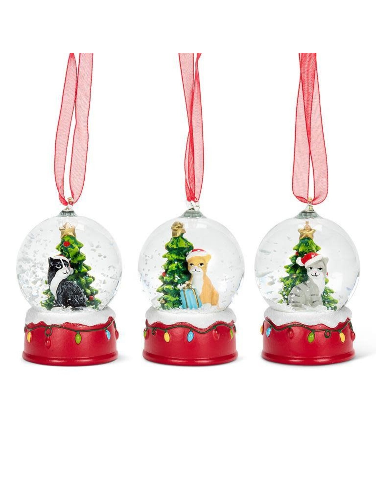 Mini Cat Snowglobe Ornament