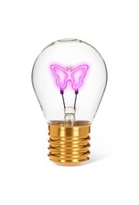 Butterfly Neon LED Lightbulb 4.5"