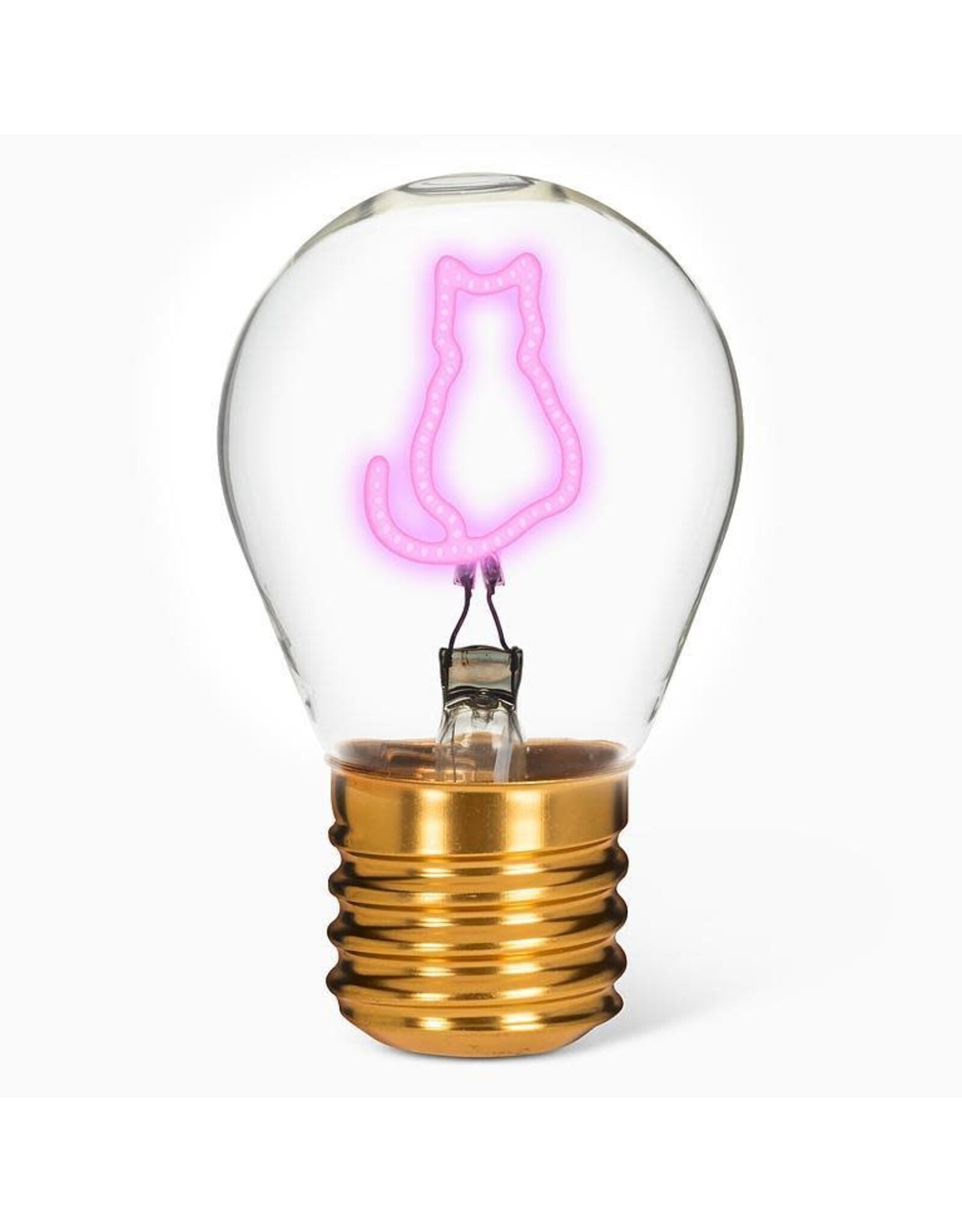 Cat Neon LED Lightbulb 4.5"