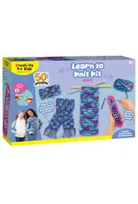 Creativity For Kids Learn to Knit Kit Deluxe