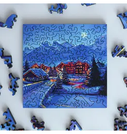 StumpCraft Good Night Canmore by Kat Wright 65pc Mini Puzzle