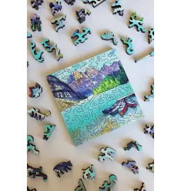 StumpCraft Rock Flour Blue by Kat Wright 57pc Mini Puzzle
