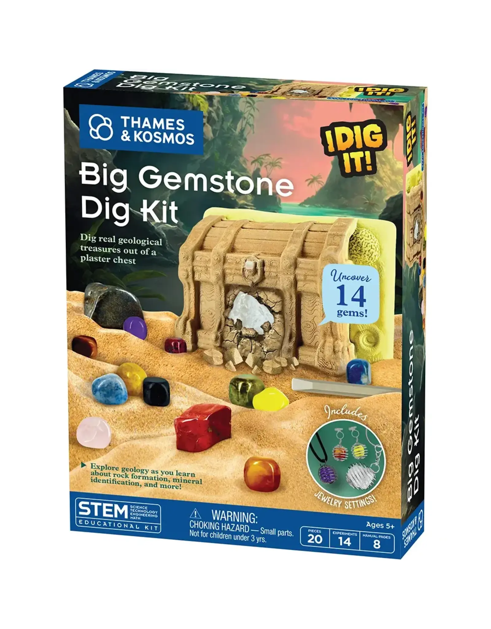 Thames & Kosmos I Dig It! Big Gemstone Dig Kit