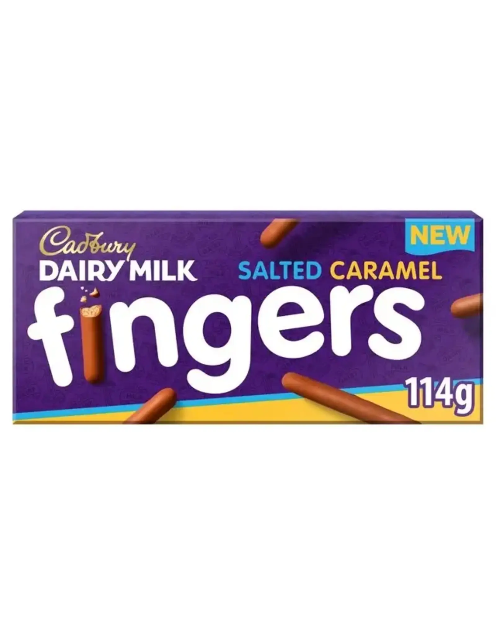 Cadbury Cadbury Chocolate Salted Caramel Fingers 114g (British)