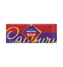 Cadbury Cadbury Dairy Milk Biscoff Chocolate Bar 350g (British)