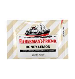 Fishermans Friend Honey, Lemon & Menthol (Sugar Free) 25g (British)