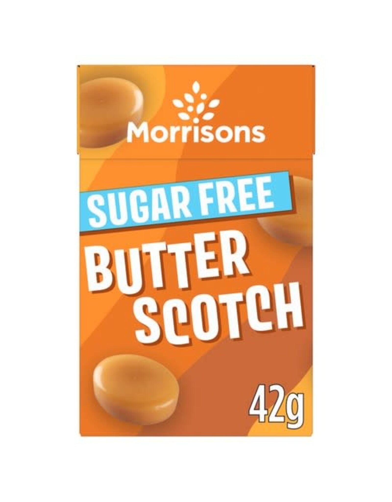 Morrisons Sugar Free Butterscotch 42g (British)