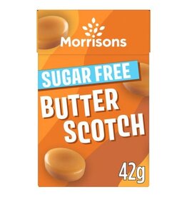 Morrisons Sugar Free Butterscotch 42g (British)