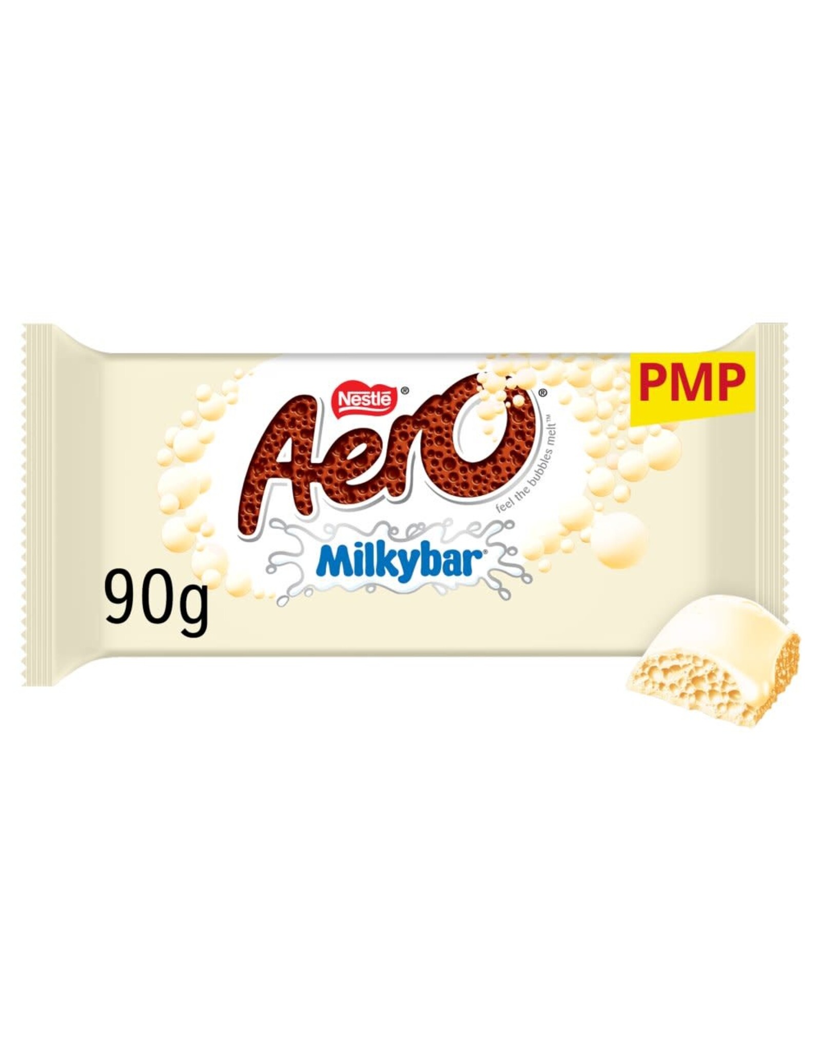 Nestle Nestle Aero Milkybar White Chocolate Sharing Bar 90g (British)