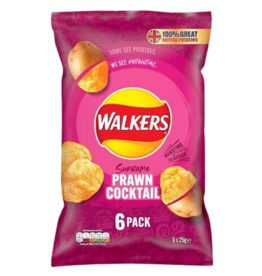 Walkers Walkers MultiPack - Prawn Cocktail 6pk x 25g (British)
