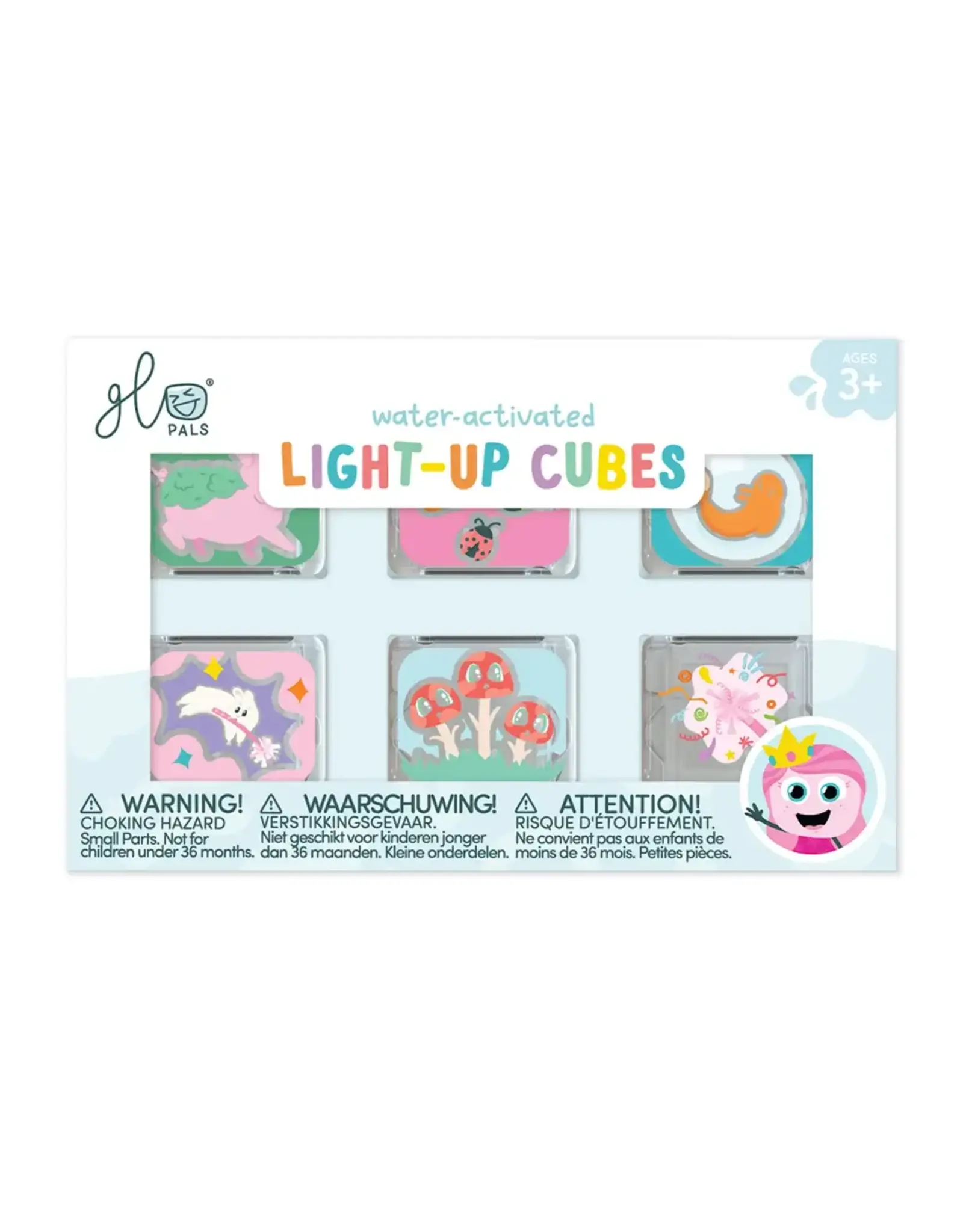 Light Up Cubes 6pk - Princess Ida