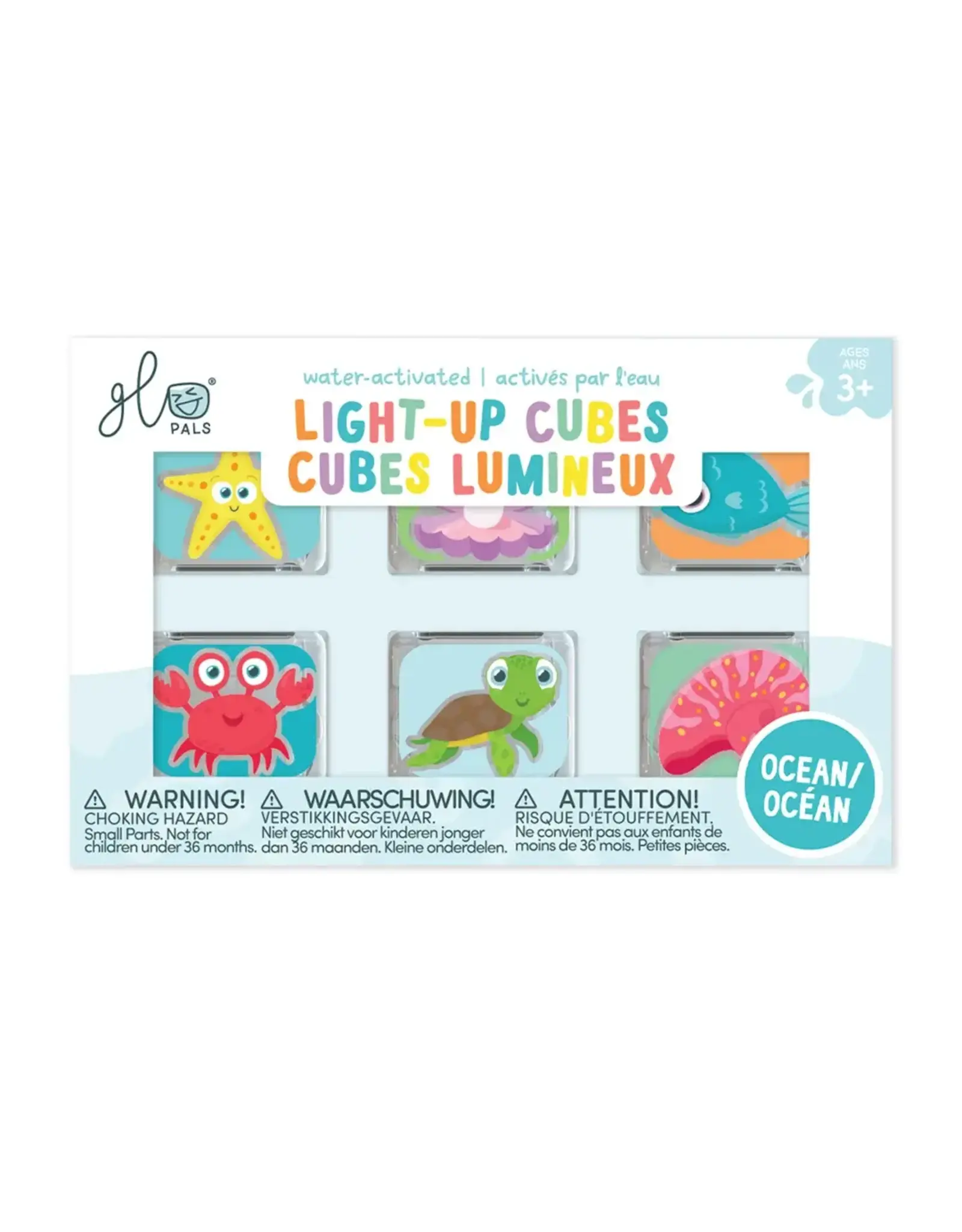 Light Up Cubes 6pk - Ocean