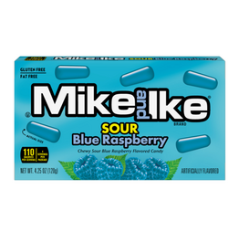Mike & Ike Sour Blue Raspberry Theater Box