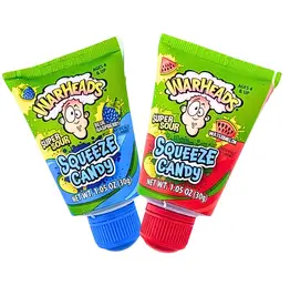 Warheads Sour Squeeze Candy Watermelon & Blue Raspberry 1.05oz