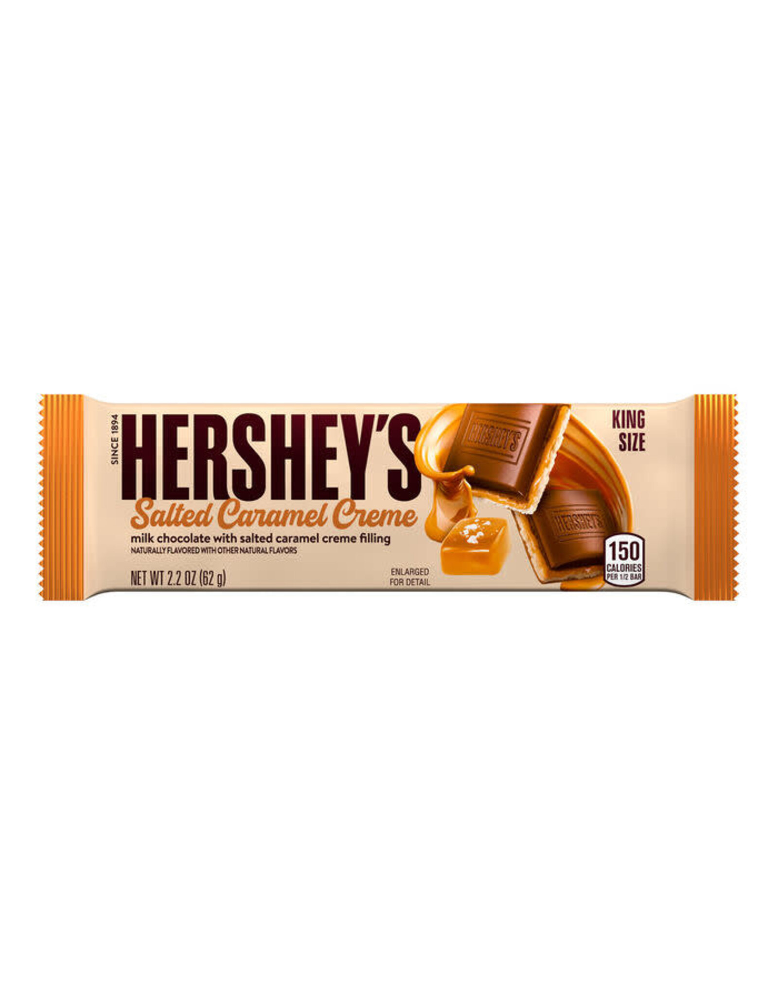 Hershey's Salted Caramel Creme King Size Bar 2.2oz